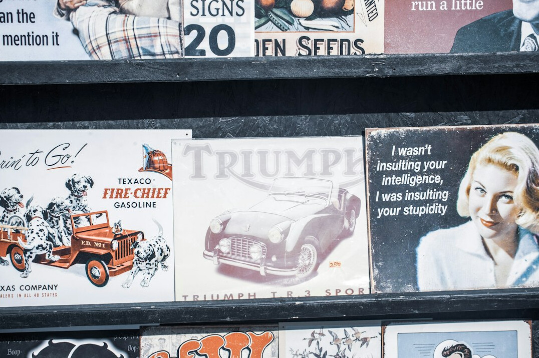 retro print ad